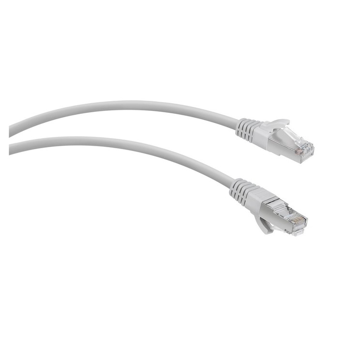 Патч-корд WRline WR-PC-RJ45-FTP-5E-5-GY F/UTP общий экран RJ-45 вил.-вилка RJ-45 кат.5E 5м   1074901