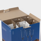 УЦЕНКА Набор бокалов для вина 250 мл «Анжела», 4 шт. 10772078