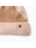 Шапка вязаная с помпоном женская MINAKU, цвет песочный, размер 56-58 - Фото 8