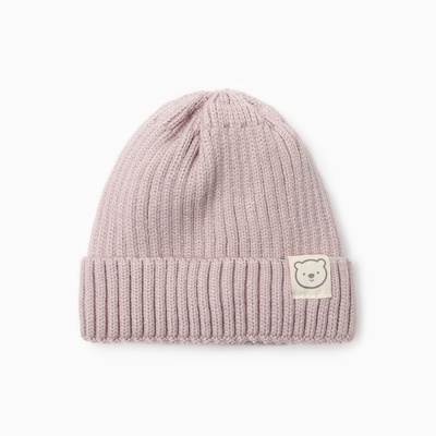 Шапка детская «Крошка Я», размер 44-46 см, пудровая