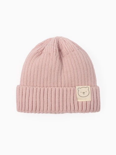 Шапка детская «Крошка Я», размер 44-46 см, пудровая