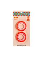 Набор текстовыделительной клейкой ленты, 2 штуки, отклеиваемая, 75×10 мм, оранжевая флуоресцентная - Фото 2