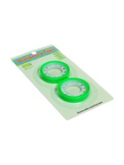 Набор текстовыделительной клейкой ленты, 2 штуки, отклеиваемая, 75×10 мм, зелёная - Фото 3