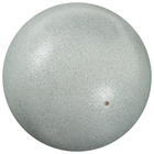 Мяч для художественной гимнастики Grace Dance, d=16.5 см, цвет серебряный с блеском - Фото 3