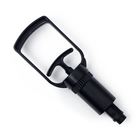 Помпа для пениса вакуумная, поршень, ABS-пластик, 23 см, прозрачная - Фото 4