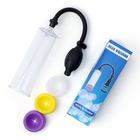 Помпа для пениса вакуумная, груша, ABS-пластик, 23 см, прозрачная - Фото 7