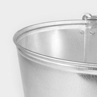 Вёдро хозяйственное оцинкованное с ручкой, 15 л, 2 шт. - Фото 6