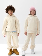 Костюм флисовый (худи и брюки) детский MINAKU: Fleece Soft, бежевый, рост 134 см - Фото 3