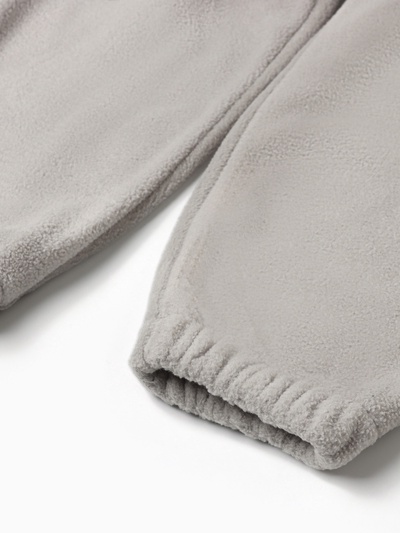 Костюм флисовый (худи и брюки) детский MINAKU: Fleece Soft, графит, рост 122 см