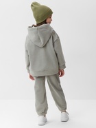 Костюм флисовый (худи и брюки) детский MINAKU: Fleece Soft, графит, рост 134 см - Фото 5