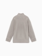 Толстовка флисовая детская MINAKU: Fleece Soft, серая, рост 146-152 см - Фото 12