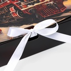 Коробка подарочная новогодняя складная, упаковка, «Новогодний Паровоз», 20×18×5 см - Фото 3