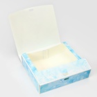 Коробка подарочная новогодняя складная, упаковка, «Снежная Ёлка», 20×18×5 см - Фото 4