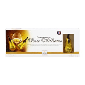 Шоколад фигурный новогодний ELEGANCE POIRE WILLIAMS, с ликёром Poire Williams, ассорти, 20 г (комплект 5 шт)