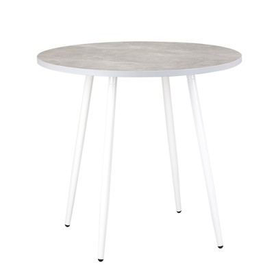 Стол обеденный Polini Home London, цвет бетон-белый