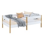 Кровать детская Polini kids Simple 3435, 1658×580×884 мм, цвет белый/дуб каменный - Фото 9