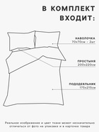 Постельноебельё"Этель" 2спСalamus175*215см, 200*220см, 70*70см-2шт,бязь125г/м2,хл100% 10706954 - фото 13832802