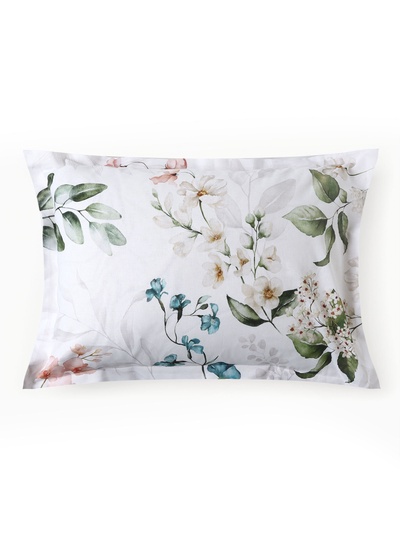 Комплект постельного белья Этель 1.5 сп Flower time 143×215 см,150×214 см, 50×70 см-2 шт., поплин 125 г/м², хлопок 100%