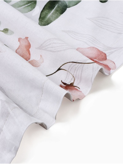 Комплект постельного белья Этель 1.5 сп Flower time 143×215 см,150×214 см, 50×70 см-2 шт., поплин 125 г/м², хлопок 100%