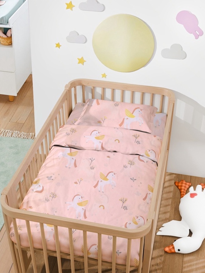 Постельное бельё ясельное «Крошка Я» Baby unicorn, бязь - Фото 1