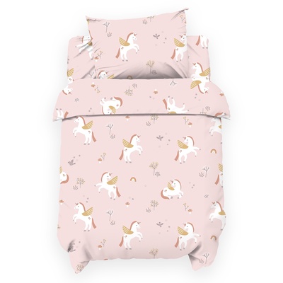 Постельное бельё ясельное «Крошка Я» Baby unicorn, бязь