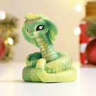 Фигурное мыло "Кобра с короной" зеленая с позолотой (комплект 2 шт) - фото 25503301