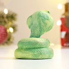 Фигурное мыло "Кобра с короной" зеленая с позолотой (комплект 2 шт) - фото 25503302