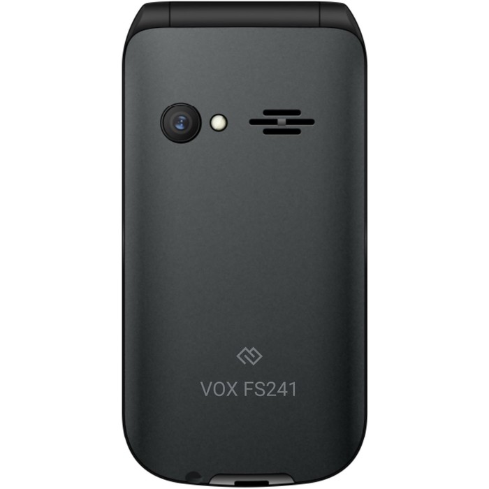 Мобильный телефон Digma VOX FS241 128Mb черный раскладной 3G 4G 2Sim 2.44" 240x320 0.3Mpix   1075684 - фото 51651164