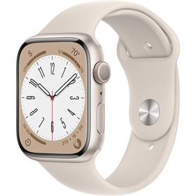 Смарт-часы Apple Watch Series 8 А2771 45мм OLED корп.сияющая звезда рем.сияющая звезда разм   107568