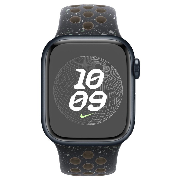 Смарт-часы Apple Watch Series 9 A2978 41мм OLED корп.темная ночь Nike Sport Band разм.брасл   107568 - фото 51651194