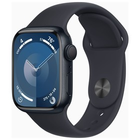 Смарт-часы Apple Watch Series 9 A2978 41мм OLED корп.темная ночь Sport Band рем.темная ночь   107568