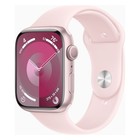 Смарт-часы Apple Watch Series 9 A2980 45мм OLED корп.розовый Sport Band рем.светло-розовый   1075686 - фото 51651202