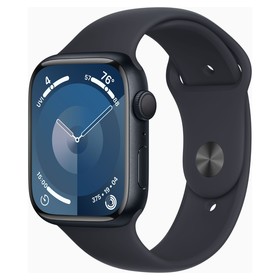 Смарт-часы Apple Watch Series 9 A2980 45мм OLED корп.темная ночь Sport Band рем.темная ночь   107568