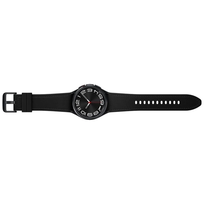 Смарт-часы Samsung Galaxy Watch 6 Classic LTE 43мм 1.3" Super AMOLED корп.черный рем.черный   107568 - фото 51651319