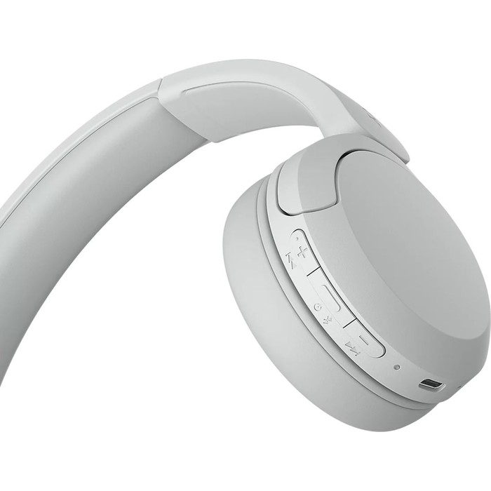 Наушники накладные Sony WH-CH520 белый беспроводные bluetooth оголовье (WH-CH520/W) - фото 51653007