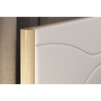 Спальный гарнитур «Зара К3», комплект 3 предмета, 2070×2750×1550 мм, цвет дуб сонома/белый