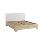 Кровать с основанием Зара, 170,2 х 207,4 х 100,5, дуб сонома/белый - Фото 2