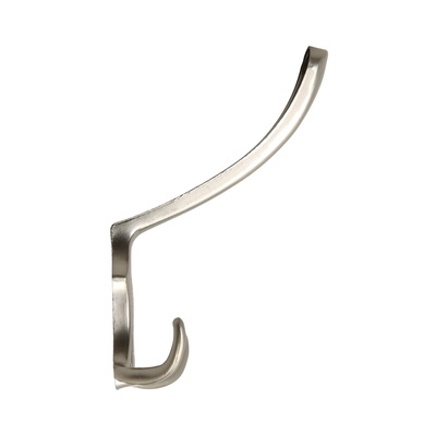 Крючок мебельный ТУНДРА TKT004, трехрожковый, матовый никель, 4 шт. TMP