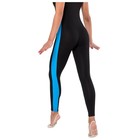 Комбинезон для гимнастики и танцев Grace Dance, р. 40, цвет чёрный/бирюзовый - фото 25485499