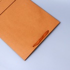 Пакет крафт без печати, 38×60×20 см 210 г - Фото 4