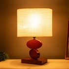 Лампа настольная «Клауд» 1×40 Вт Е27 орех красный 12×24.8×38 см - Фото 2