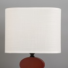 Лампа настольная «Клауд» 1×40 Вт Е27 орех красный 12×24.8×38 см - Фото 4