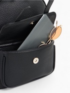 Рюкзак-мини женский на молнии, с карманом, размер 23×14×24 см, чёрный - Фото 6