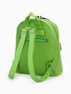 Рюкзак-мини женский на молнии, с карманом, размер 23×14×24 см, зелёный - Фото 4