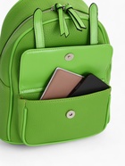 Рюкзак-мини женский на молнии, с карманом, размер 23×14×24 см, зелёный - Фото 6