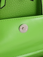 Рюкзак-мини женский на молнии, с карманом, размер 23×14×24 см, зелёный - Фото 7