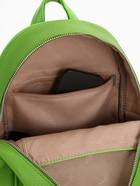 Рюкзак-мини женский на молнии, с карманом, размер 23×14×24 см, зелёный - Фото 9