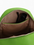 Рюкзак-мини женский на молнии, с карманом, размер 23×14×24 см, зелёный - Фото 10