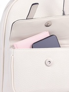 Рюкзак-мини женский на молнии, с карманом, размер 23×14×24 см, молочный - Фото 3