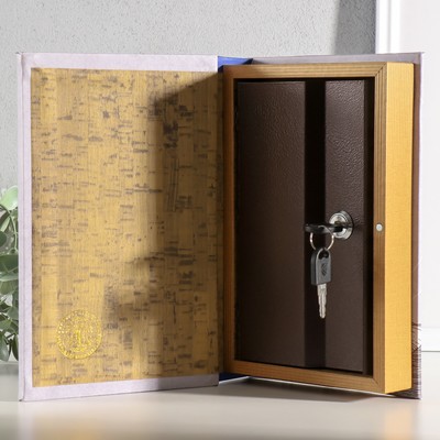 Шкатулка книга-сейф «Греческая скульптура», дерево, искусственная кожа, зеркало, 24×16×5 см